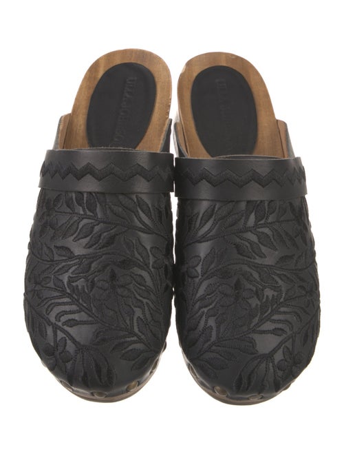 Ulla Johnson Leather Studded Accents Mules