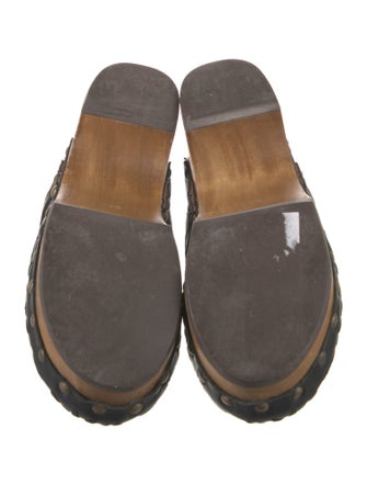 Ulla Johnson Leather Studded Accents Mules