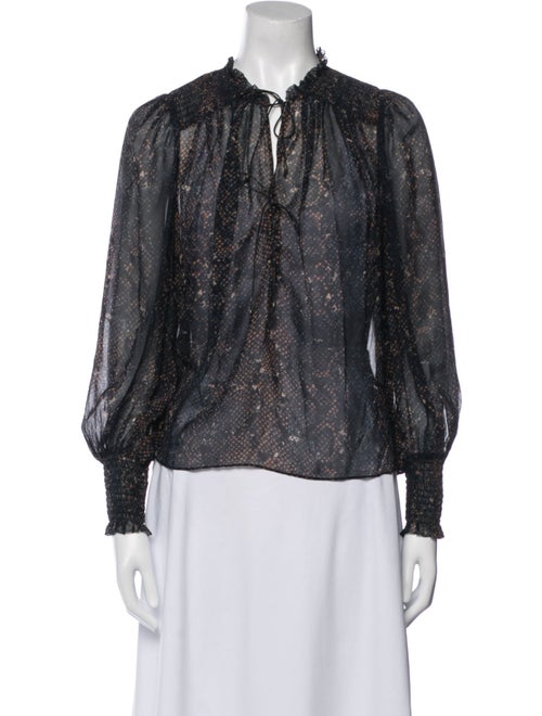 Ulla Johnson Silk Printed Blouse