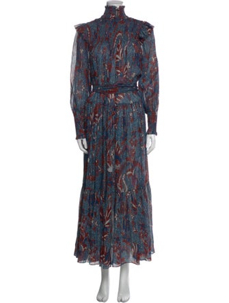 Ulla Johnson Paisley Print Long Dress