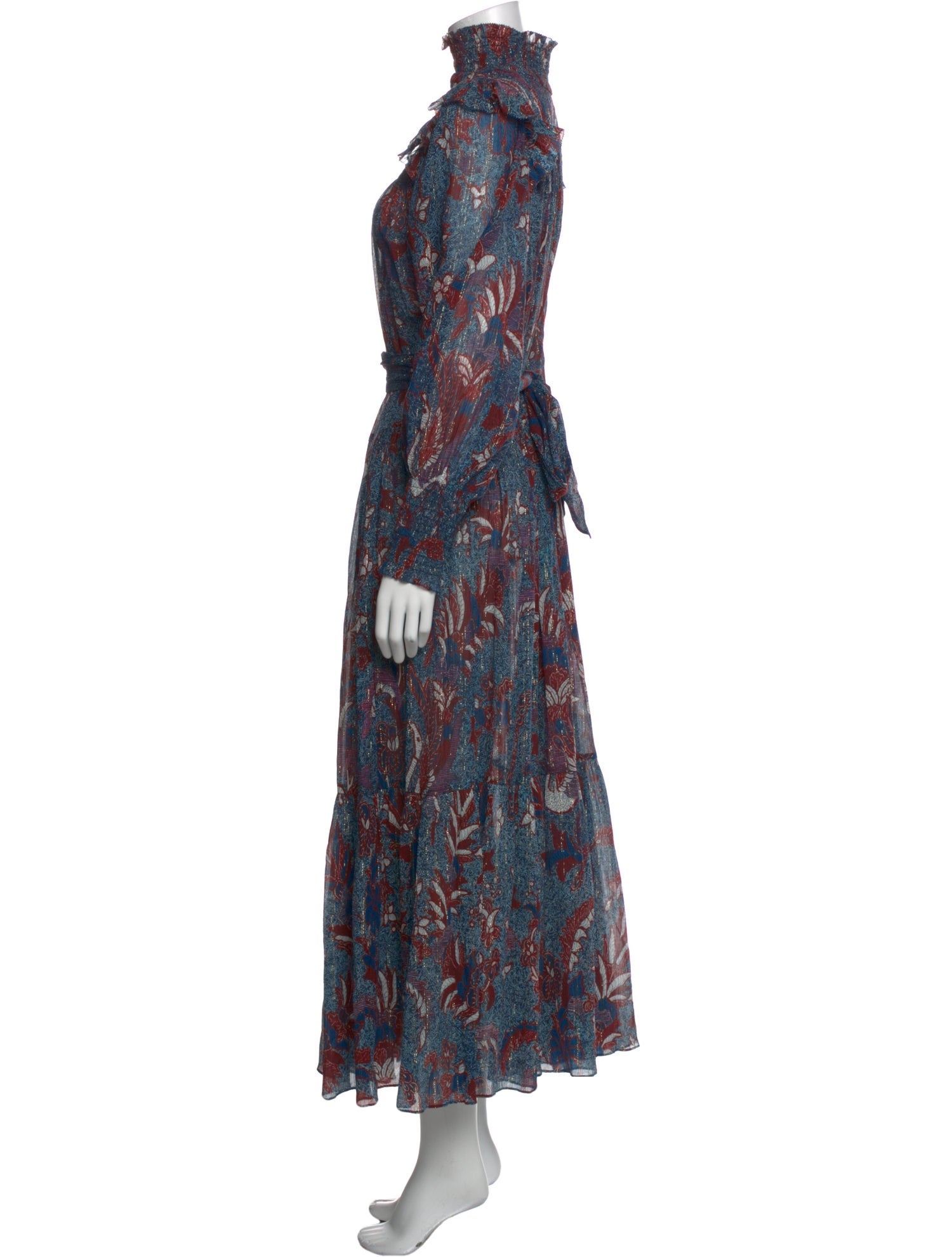 Ulla Johnson Paisley Print Long Dress
