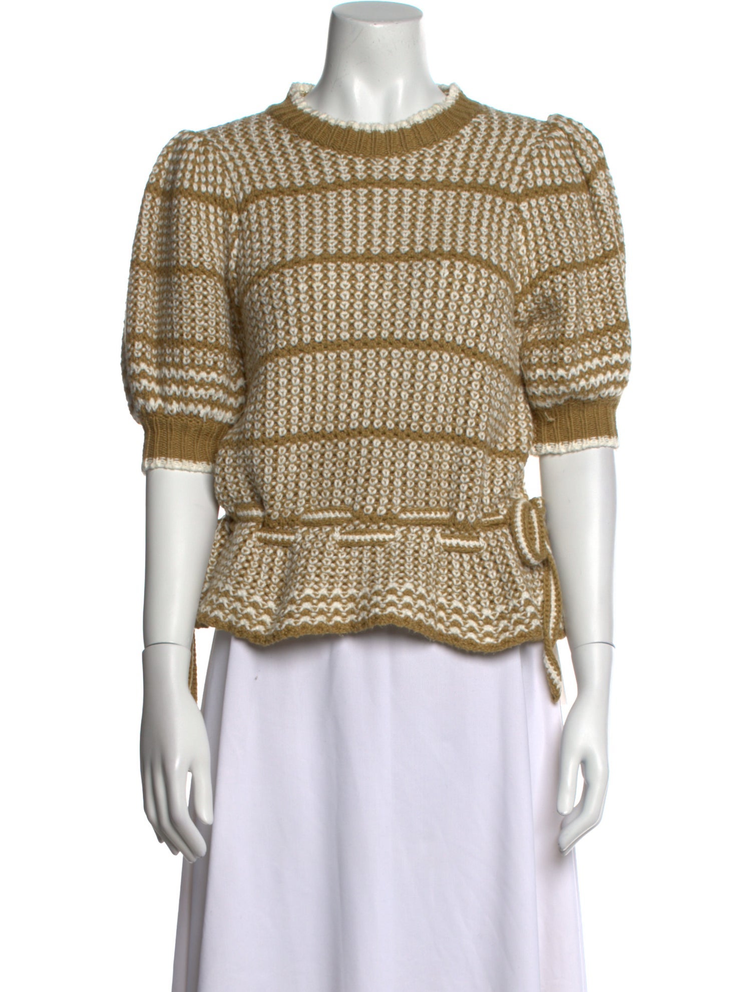 Ulla Johnson Striped Crew Neck Sweater