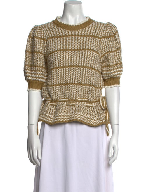 Ulla Johnson Striped Crew Neck Sweater