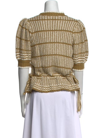 Ulla Johnson Striped Crew Neck Sweater