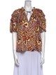 Ulla Johnson Silk Printed Blouse