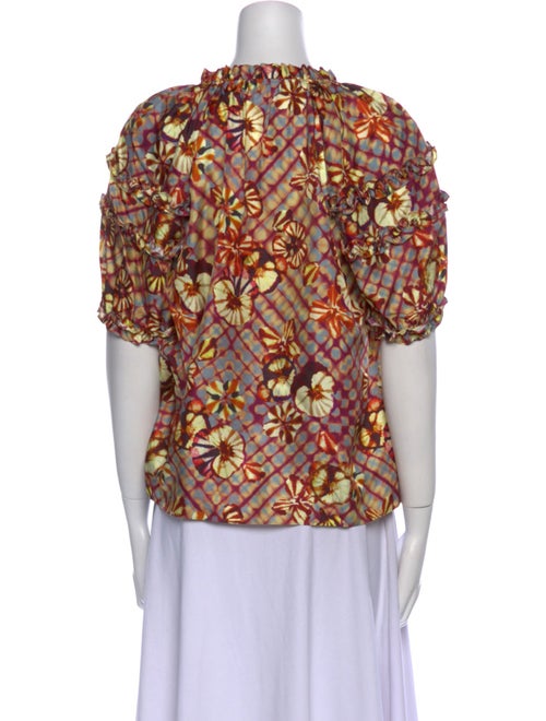 Ulla Johnson Silk Printed Blouse