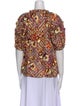 Ulla Johnson Silk Printed Blouse