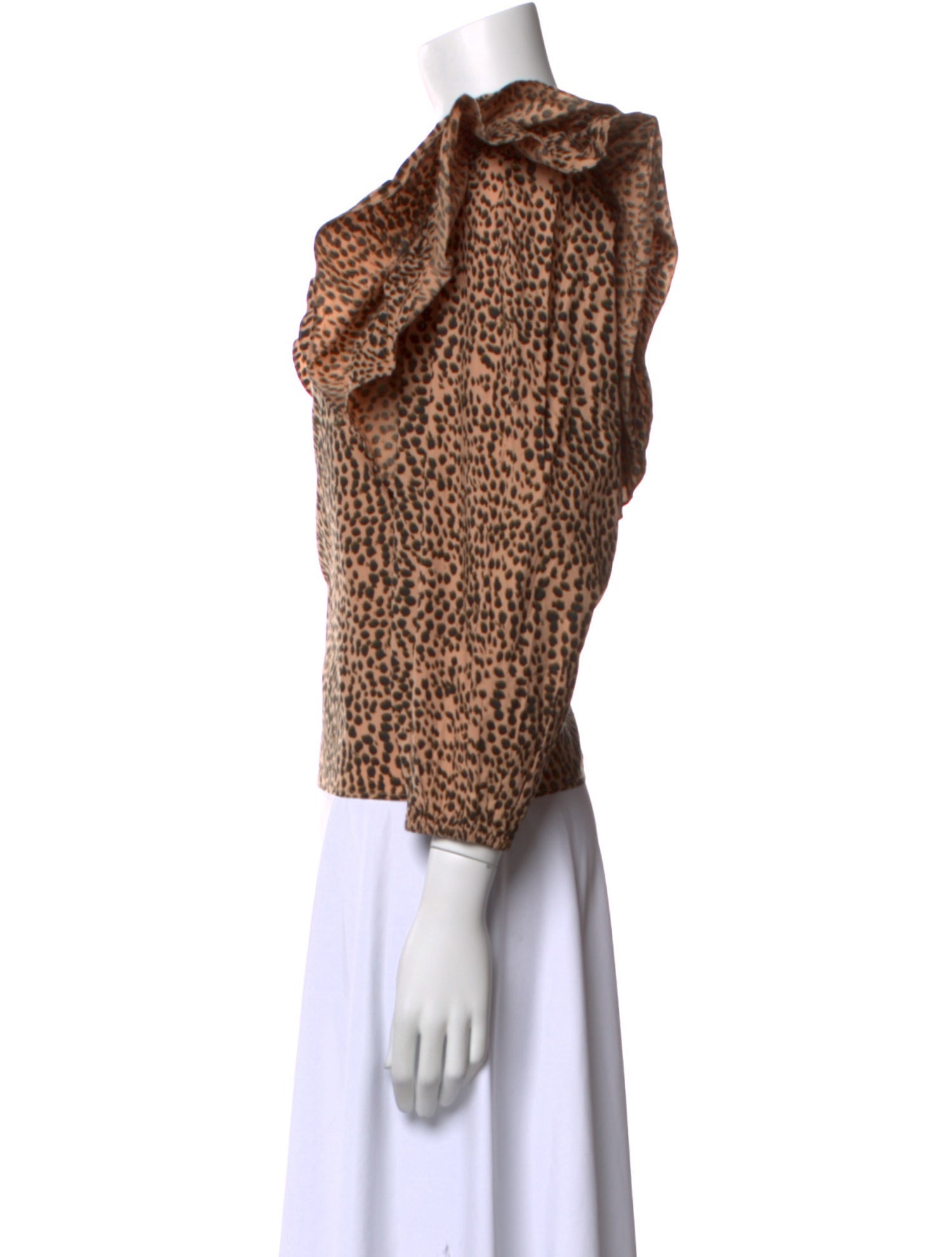 Ulla Johnson Animal Print Crew Neck Top w/ Tags