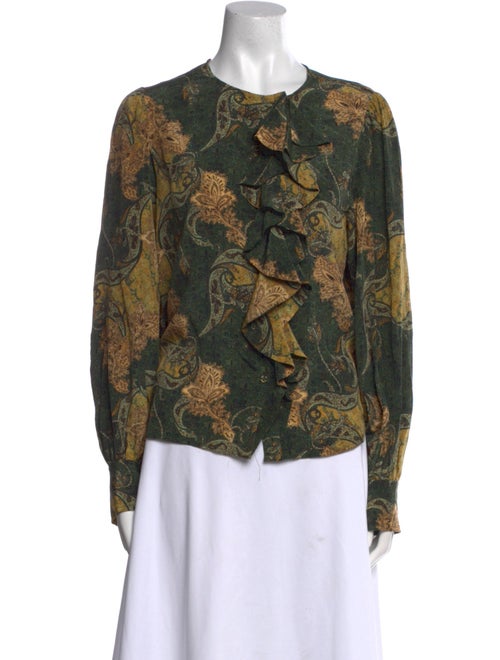 Ulla Johnson Silk Printed Blouse