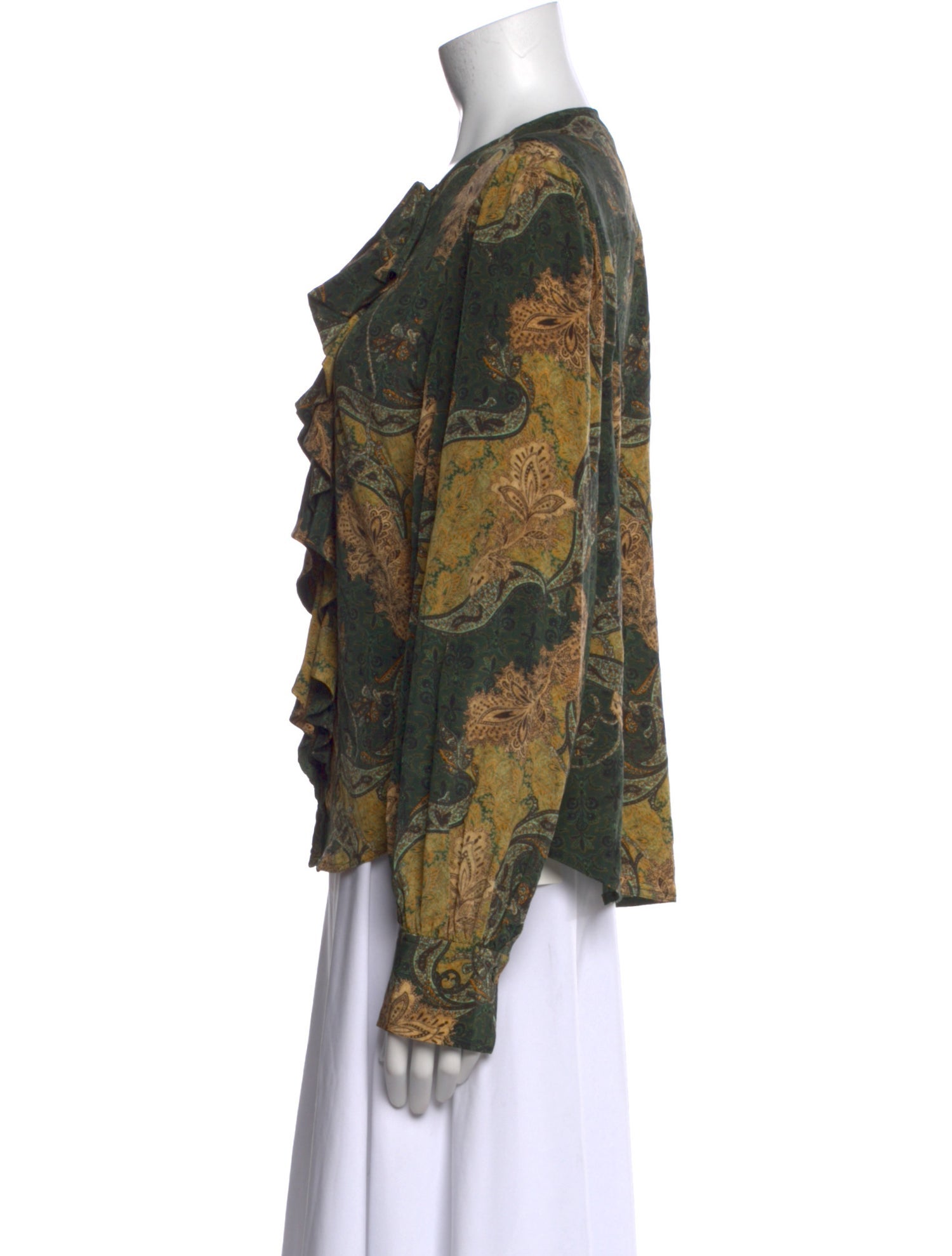 Ulla Johnson Silk Printed Blouse