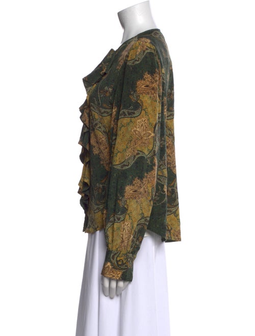 Ulla Johnson Silk Printed Blouse