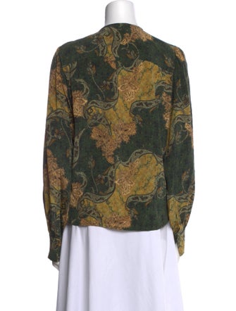 Ulla Johnson Silk Printed Blouse