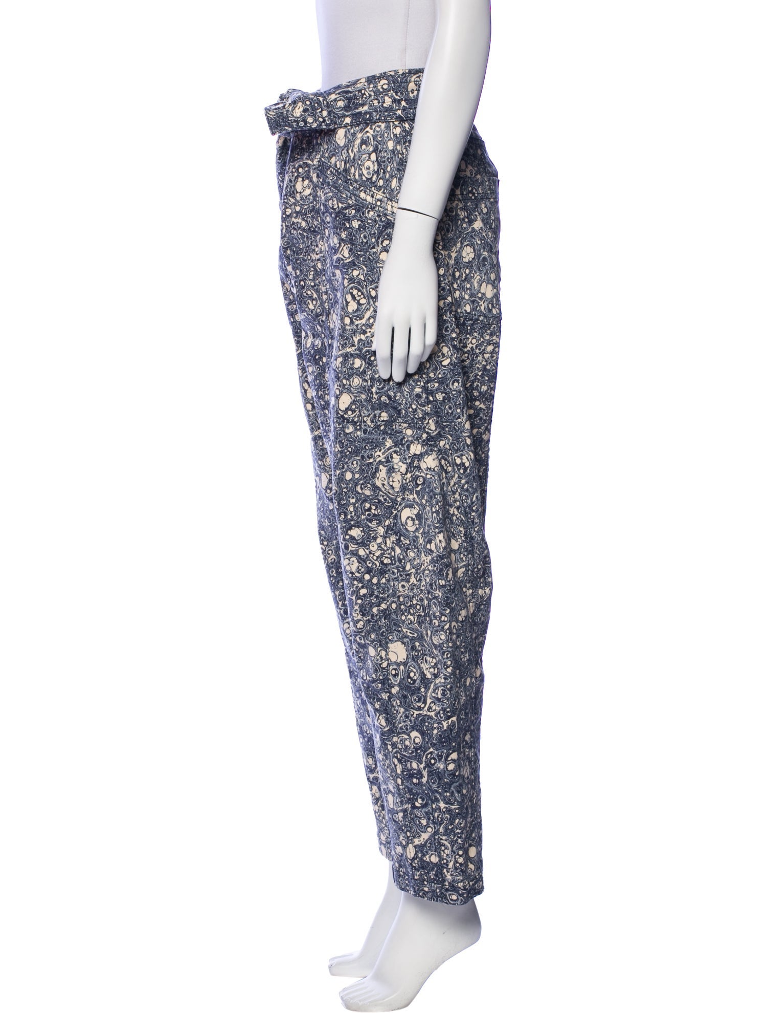 Ulla Johnson Floral Print Straight Leg Pants