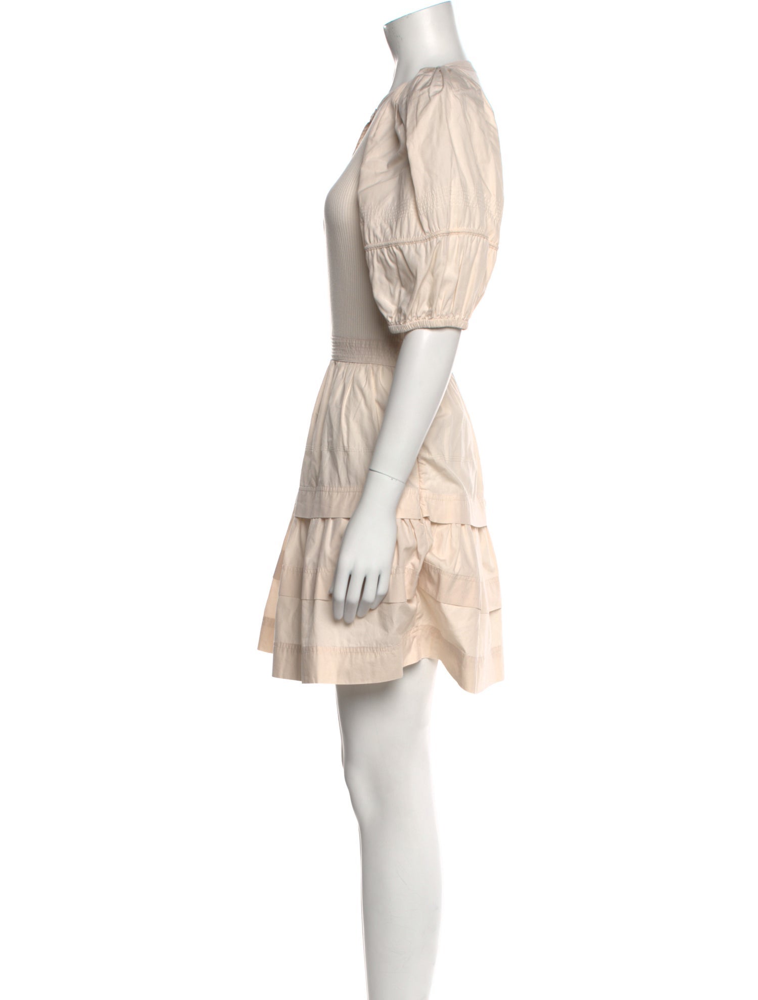 Ulla Johnson Crew Neck Mini Dress