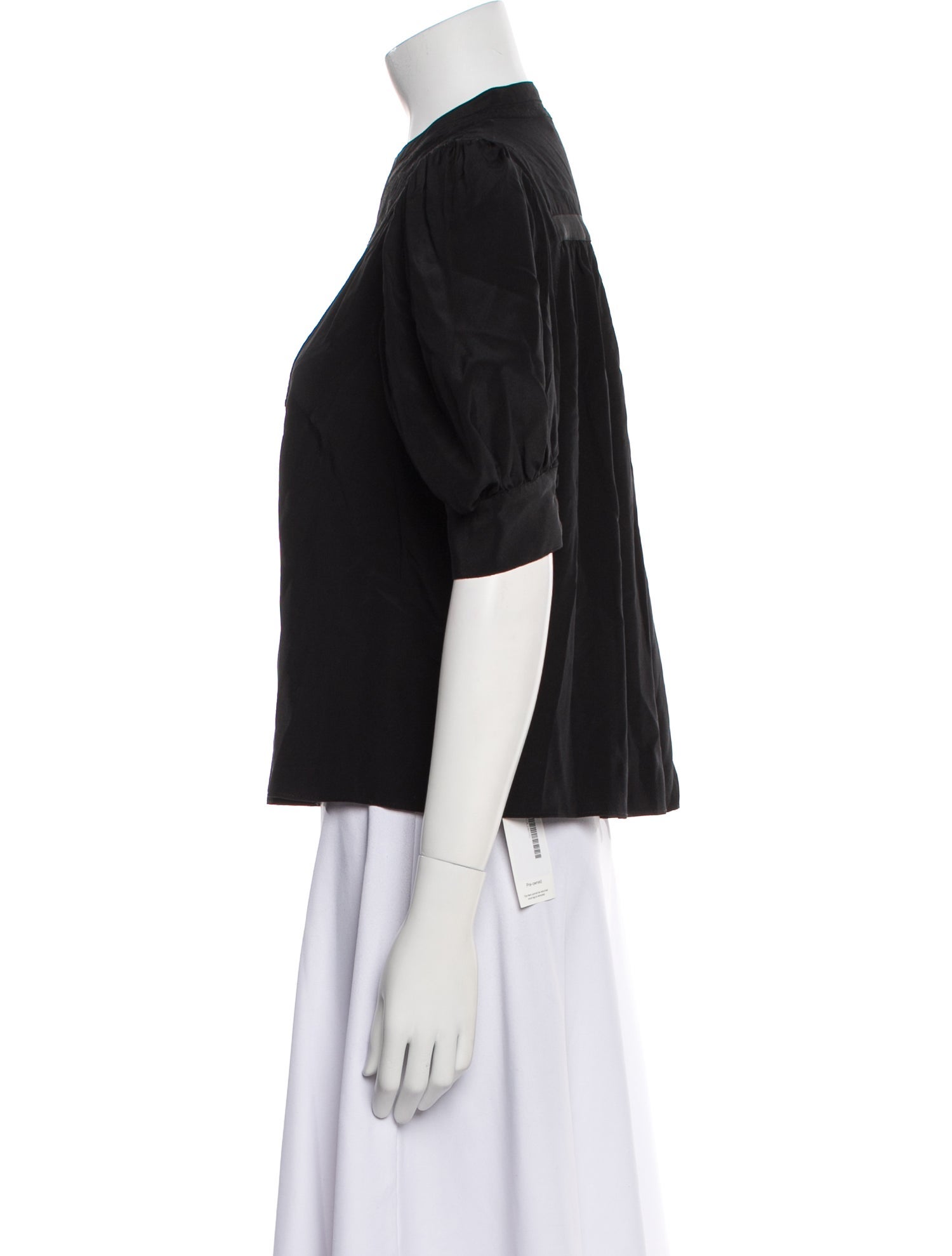 Ulla Johnson Silk V-Neck Blouse