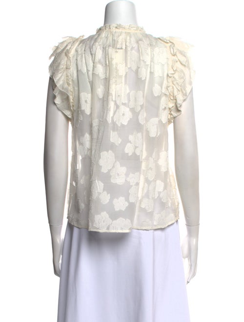 Ulla Johnson Mock Neck Sleeveless Blouse