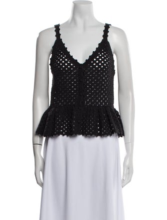 Ulla Johnson V-Neck Sleeveless Top