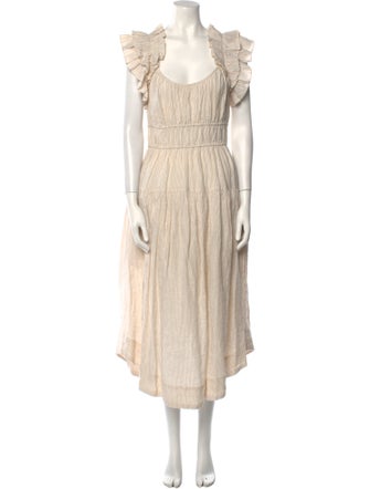 Ulla Johnson Linen Long Dress