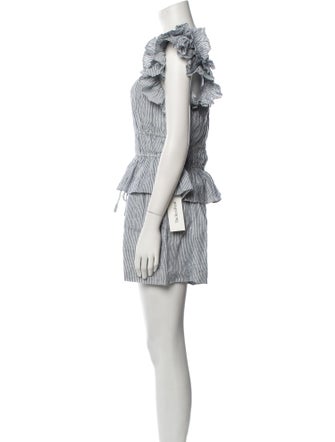 Ulla Johnson Linen Striped Short Set