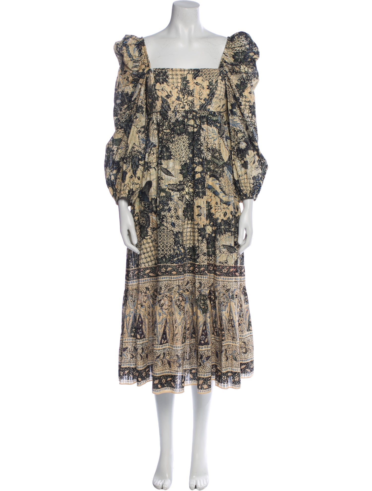 Ulla Johnson Printed Midi Length Dress
