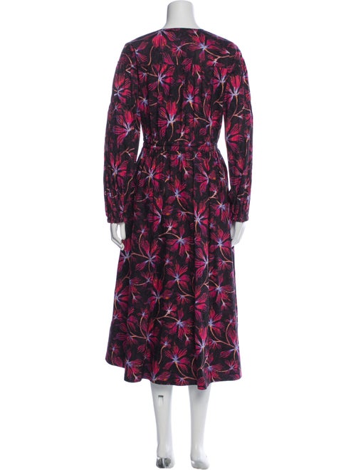 Ulla Johnson Floral Print Midi Length Dress