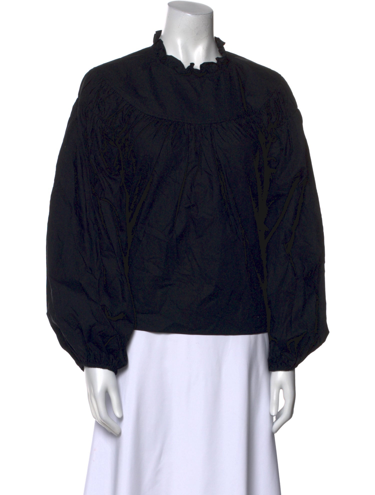 Ulla Johnson Mock Neck Long Sleeve Sweatshirt