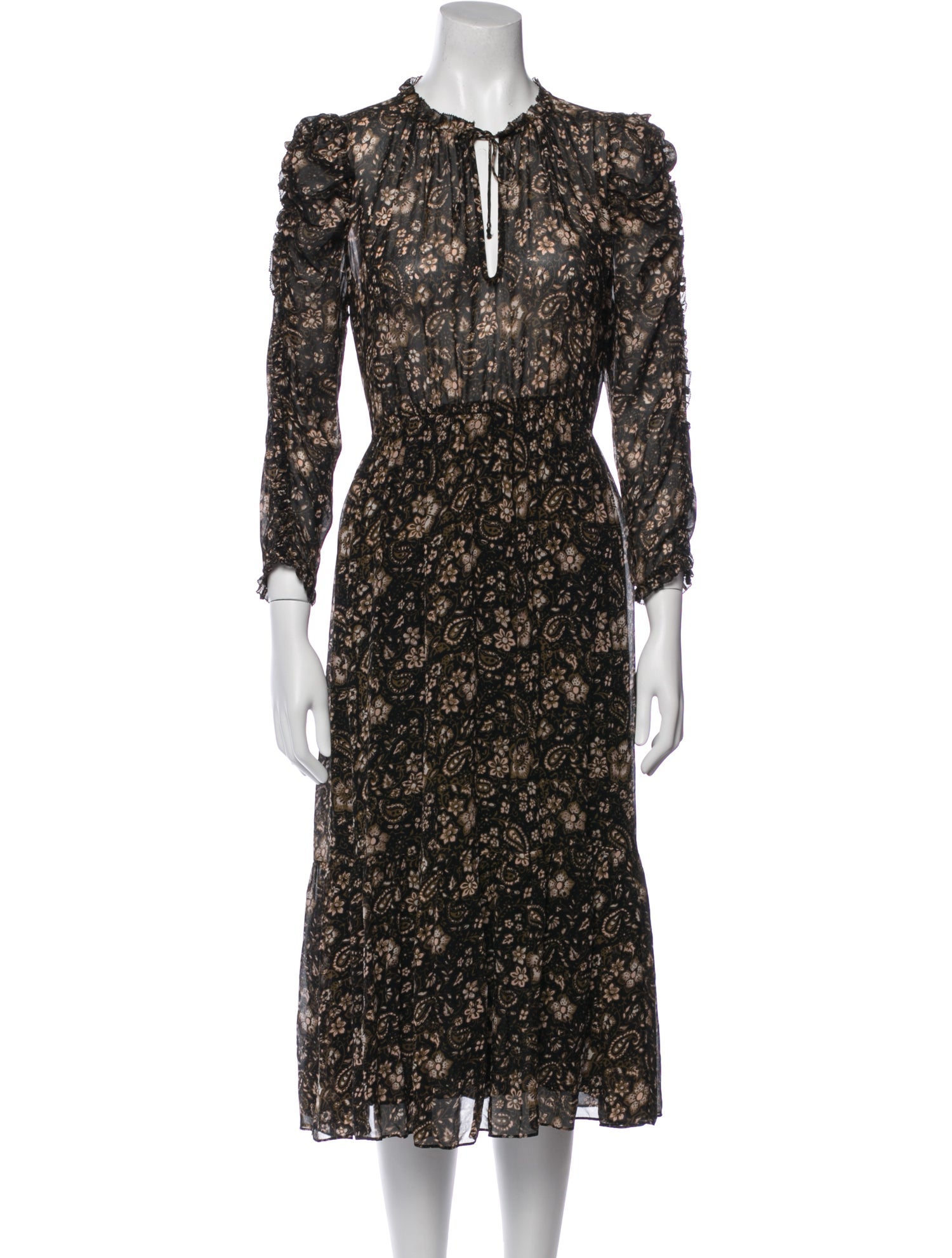 Ulla Johnson Silk Midi Length Dress