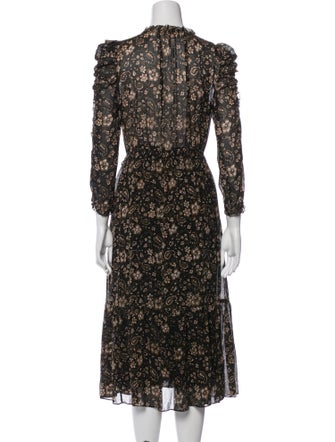 Ulla Johnson Silk Midi Length Dress