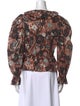 Ulla Johnson Floral Print Long Sleeve Button-Up Top