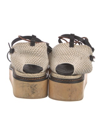 Ulla Johnson Leather Colorblock Pattern Slingback Flats