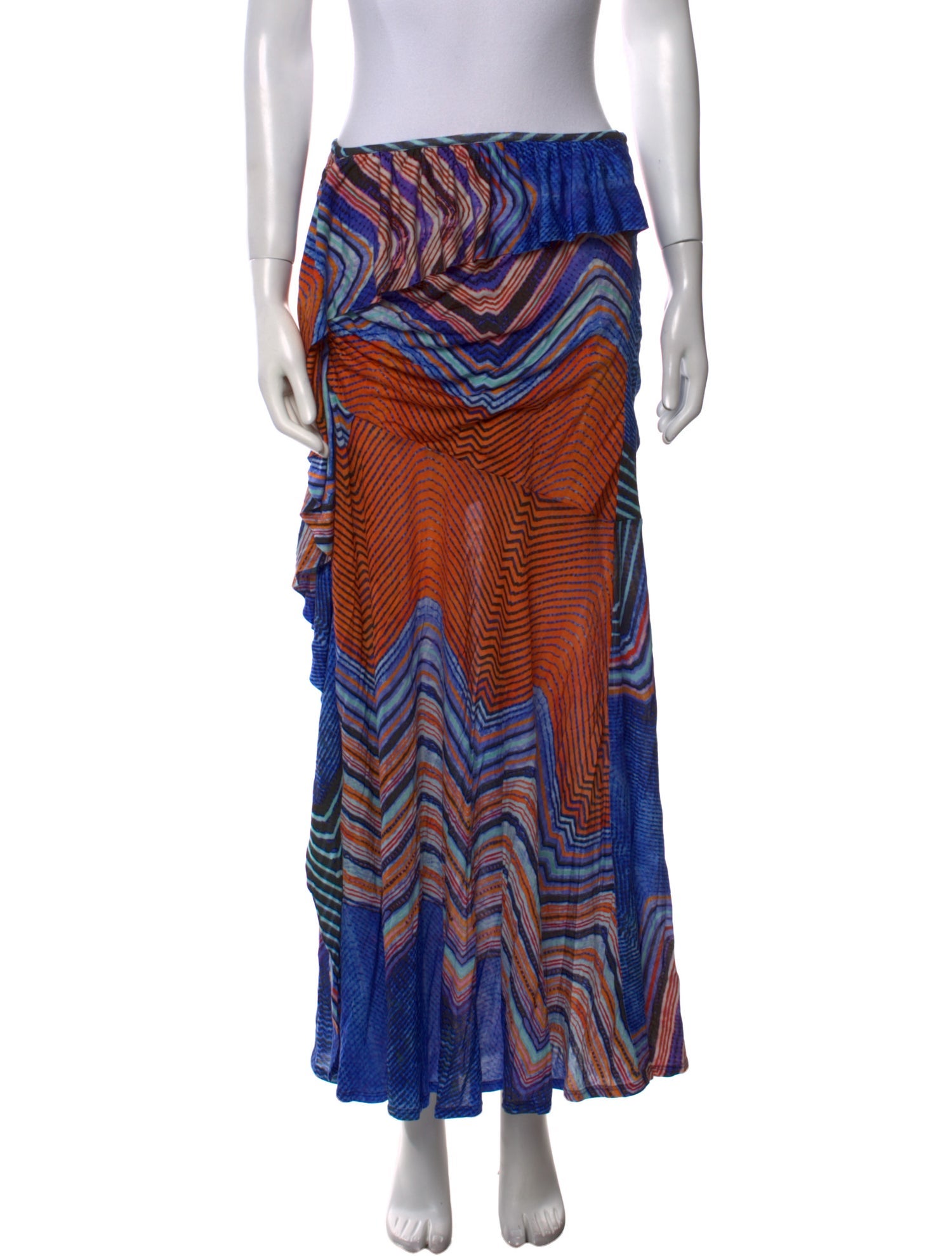 Ulla Johnson Striped Midi Length Skirt w/ Tags