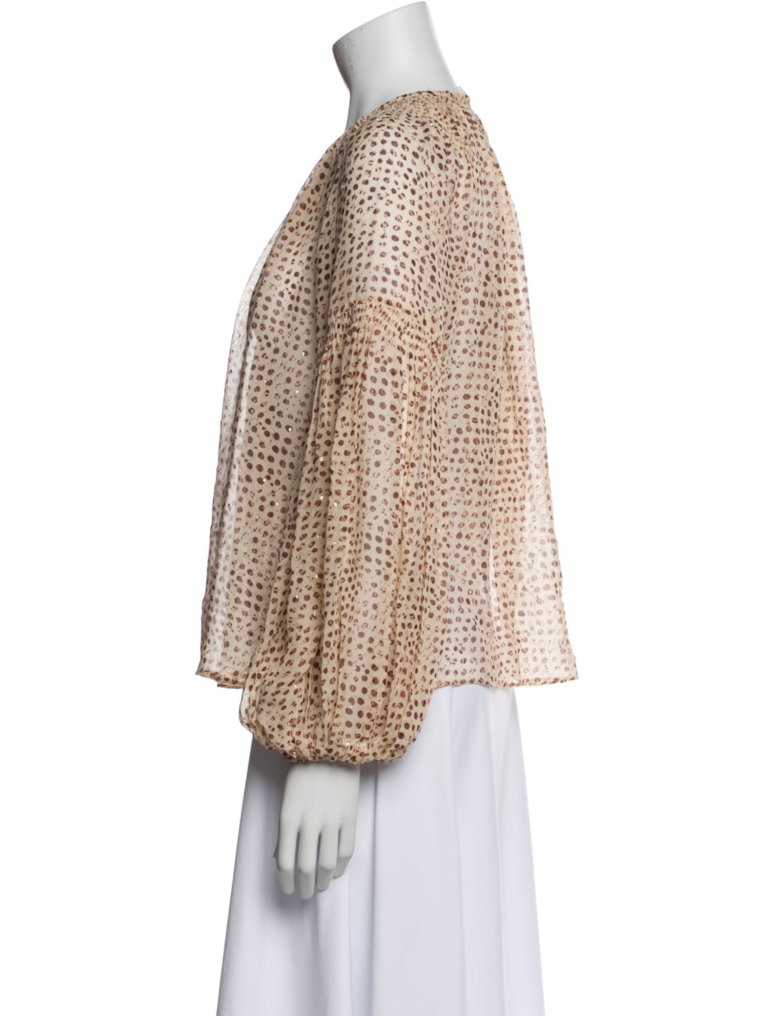 Ulla Johnson Silk Printed Blouse