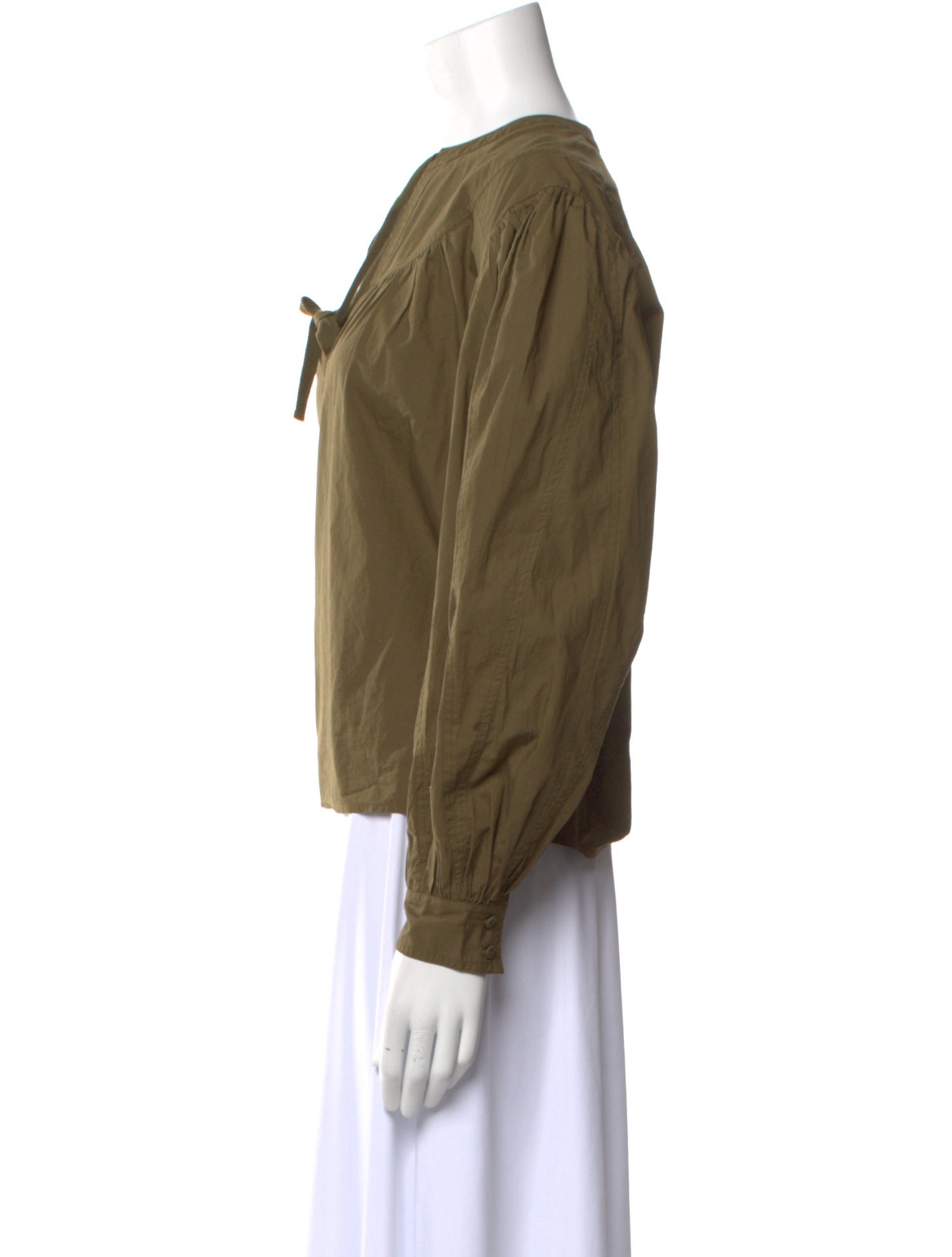 Ulla Johnson V-Neck Long Sleeve Blouse