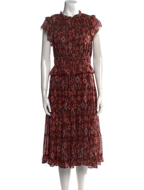 Ulla Johnson Silk Midi Length Dress