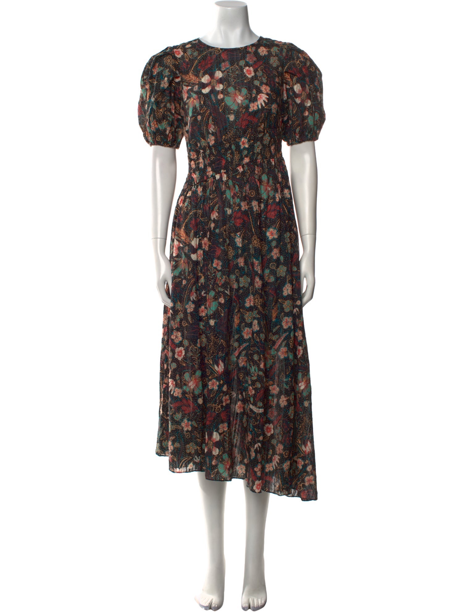 Ulla Johnson Floral Print Long Dress