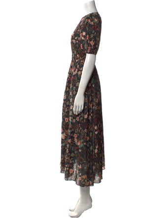 Ulla Johnson Floral Print Long Dress