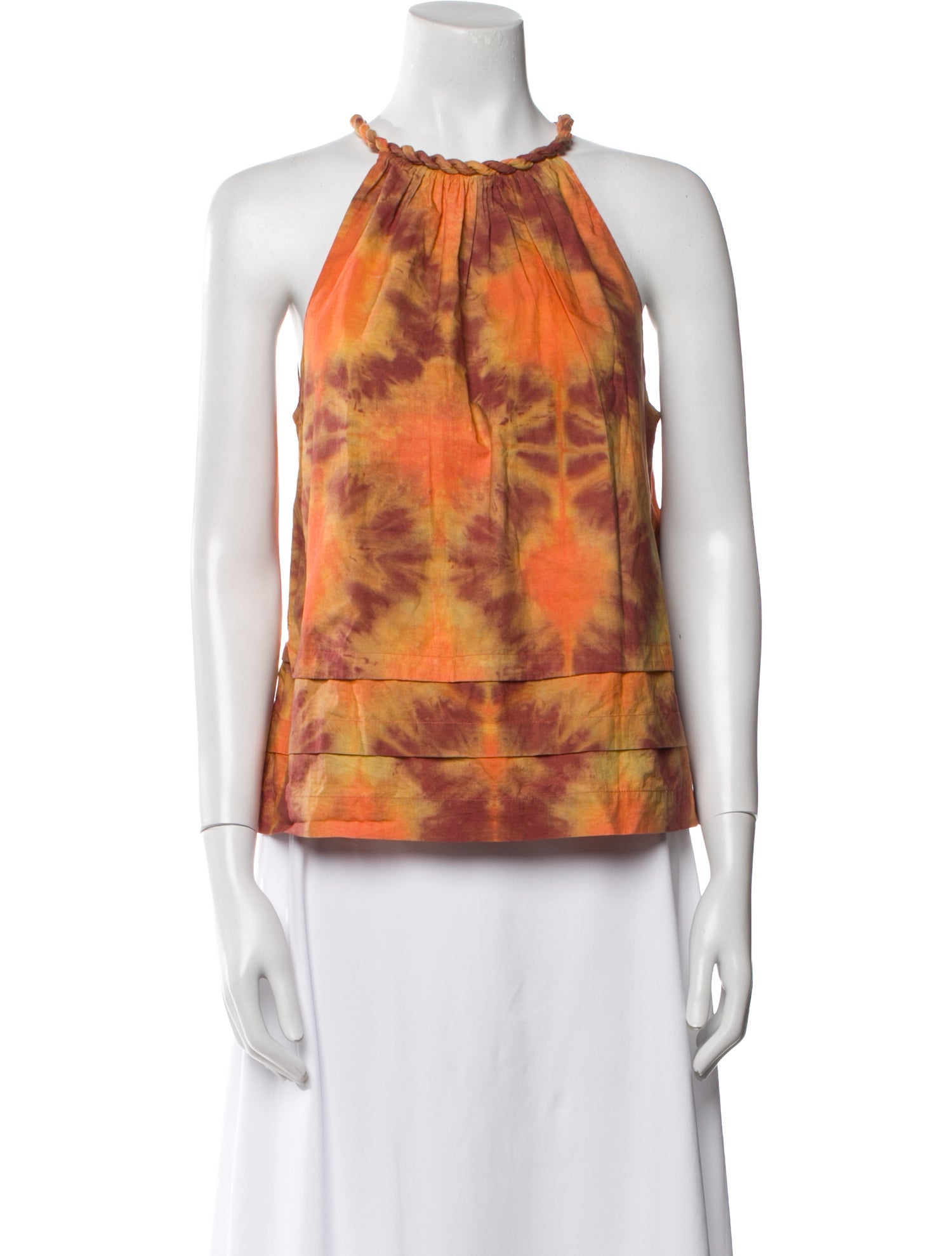 Ulla Johnson Printed Halterneck Blouse