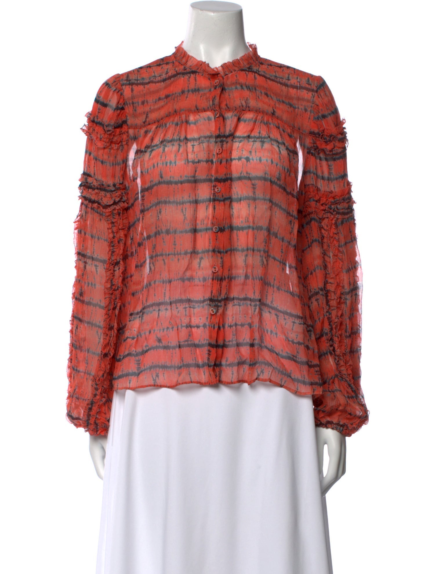 Ulla Johnson Silk Striped Blouse