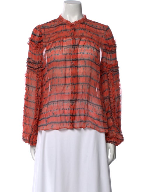 Ulla Johnson Silk Striped Blouse