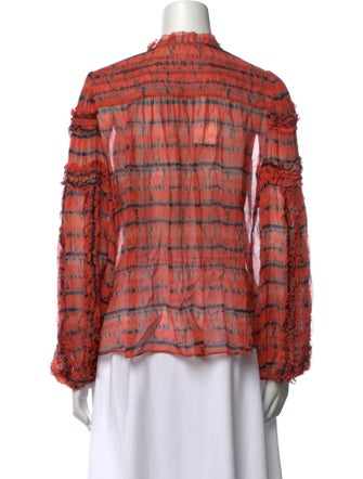 Ulla Johnson Silk Striped Blouse