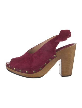 Ulla Johnson Suede Slingback Pumps