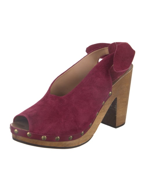 Ulla Johnson Suede Slingback Pumps