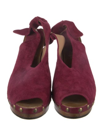 Ulla Johnson Suede Slingback Pumps