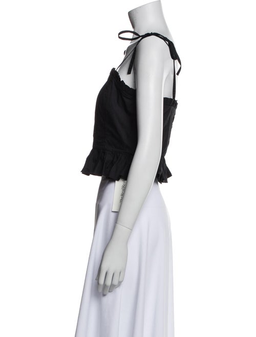 Ulla Johnson Square Neckline Sleeveless Crop Top