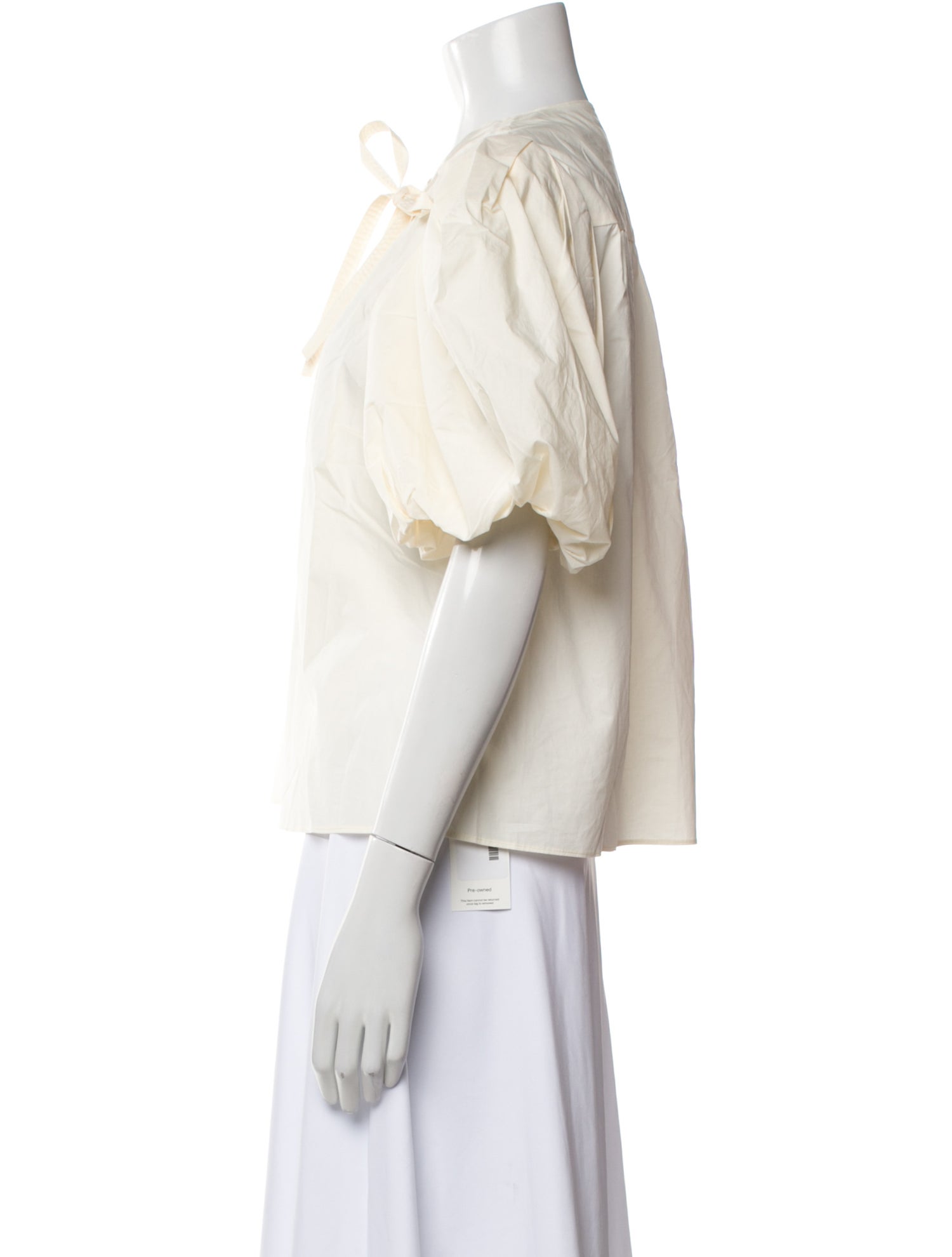 Ulla Johnson Mock Neck Short Sleeve Blouse