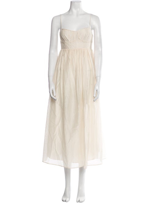 Ulla Johnson Square Neckline Long Dress