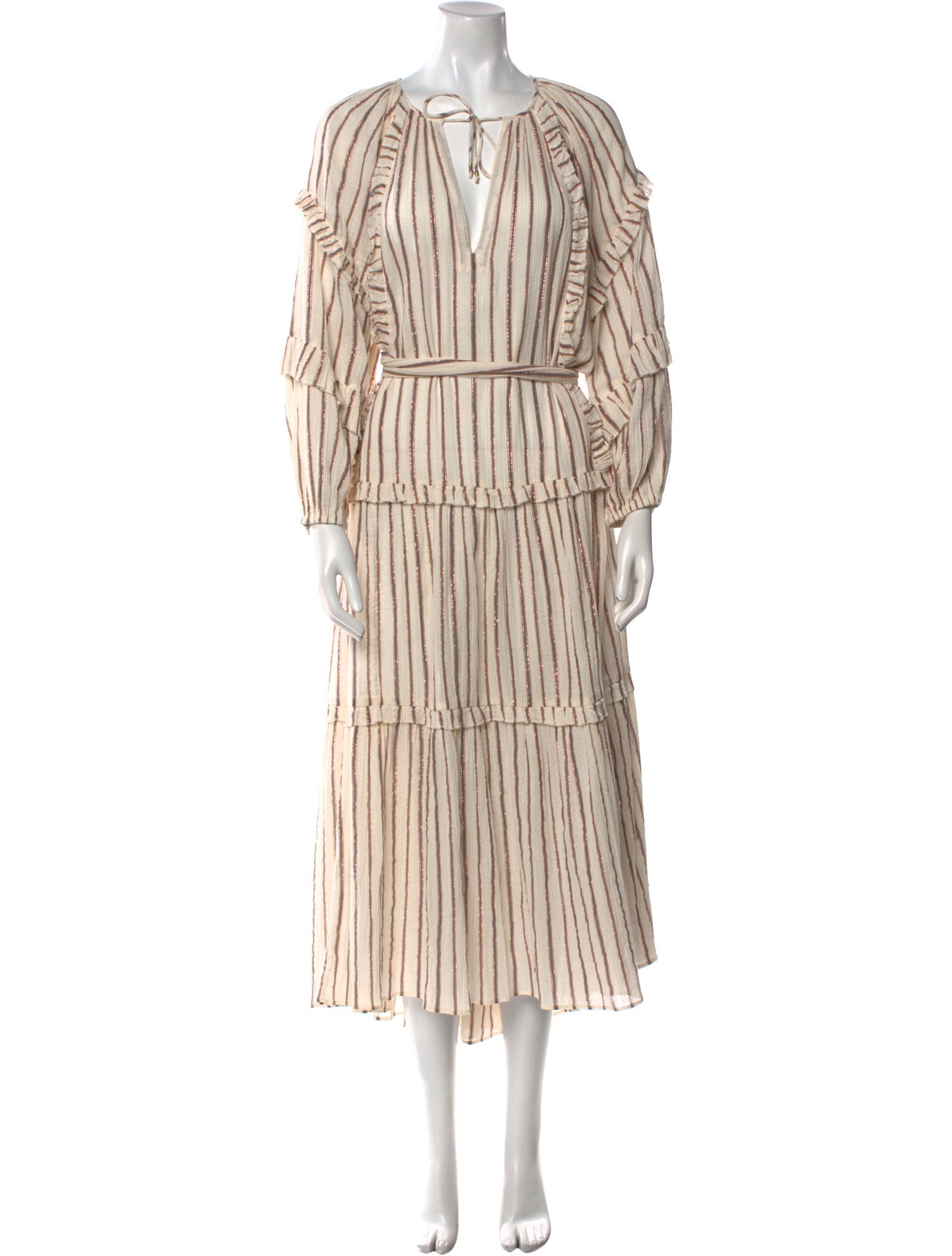 Ulla Johnson Striped Mini Dress