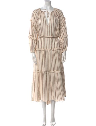 Ulla Johnson Striped Mini Dress
