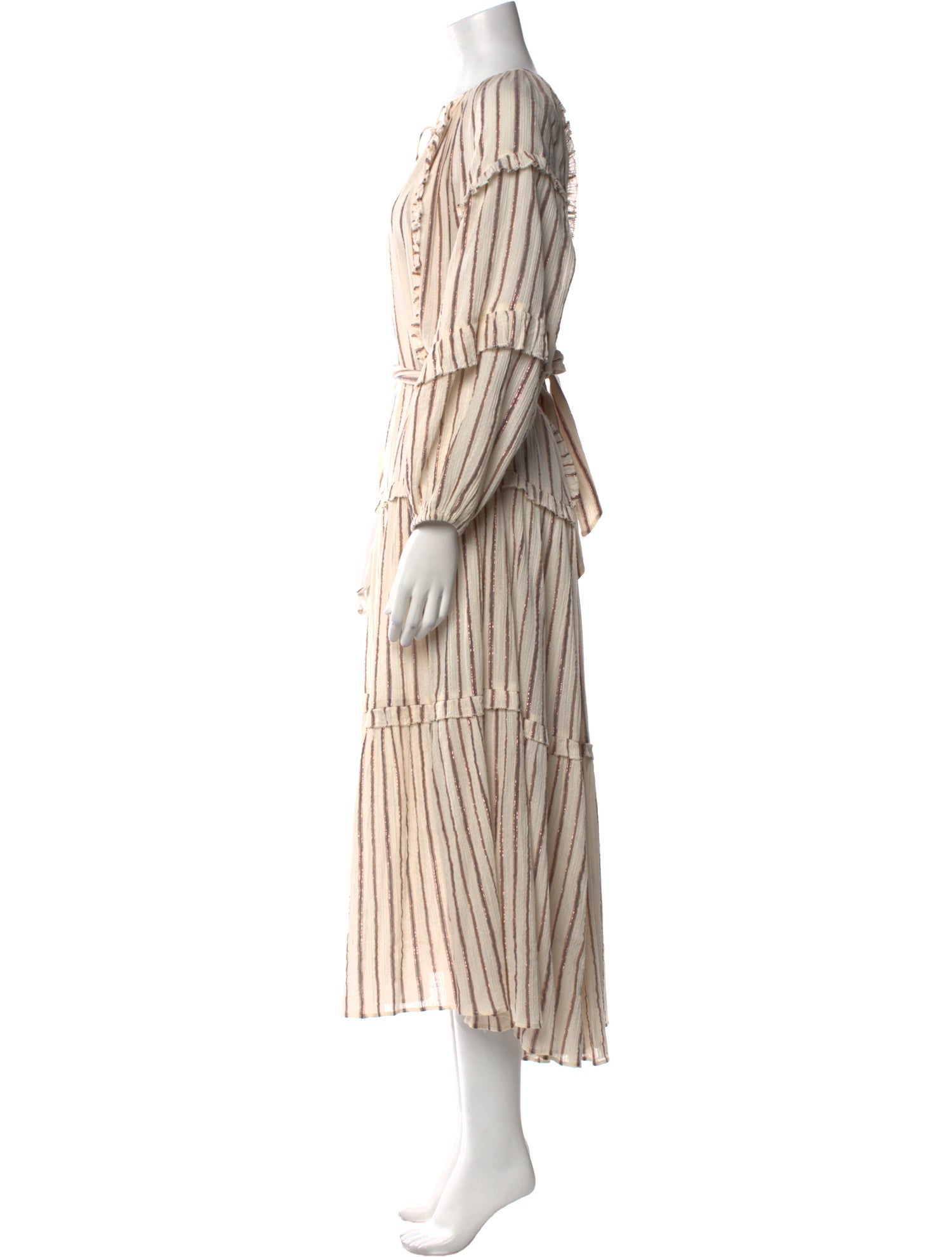 Ulla Johnson Striped Mini Dress