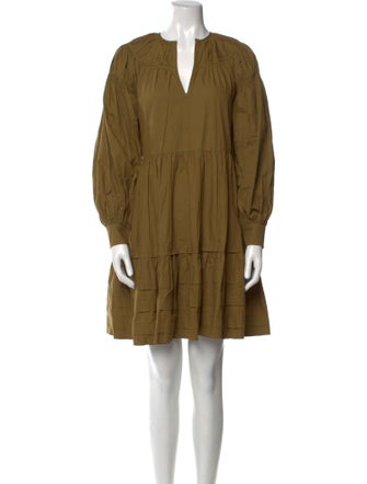 Ulla Johnson V-Neck Mini Dress